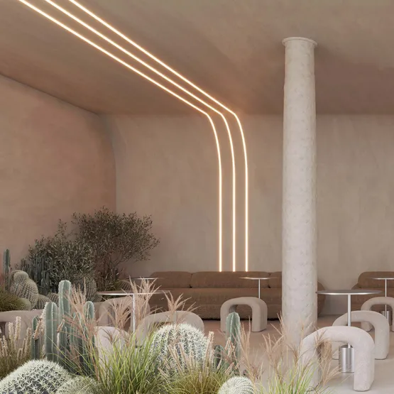 Фото #8 товара Профиль FANTOM-BENT-W12-TOP-EDGE-2000 ANOD (Arlight, Алюминий)