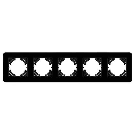 Фото #2 товара Рамка стеклянная FRM-OMALI-GS-5-BK (Arlight, -)