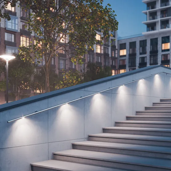 Фото #3 товара Светильник ALT-LODESTAR-HANDRAIL-R27-1.5W Day4000 (SL, 30x60 deg, 12-24V) (Arlight, IP67 Металл, 3 года)