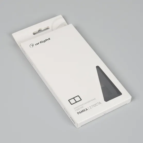 Фото #4 товара Рамка алюминиевая FRM-AKIRY-AL-2-BK (Arlight, -)