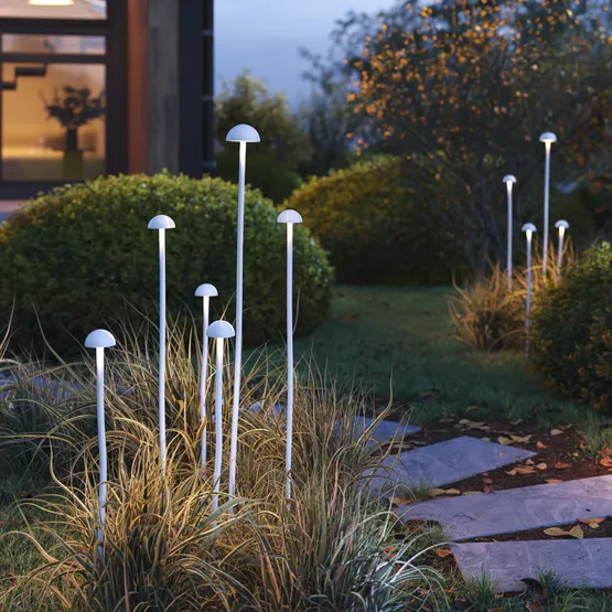 Фото #4 товара Светильник KT-ENOKI-BOLL-H1000-2W Warm3000 (WH, 100 deg, 24V) (Arlight, IP65 Металл, 3 года)