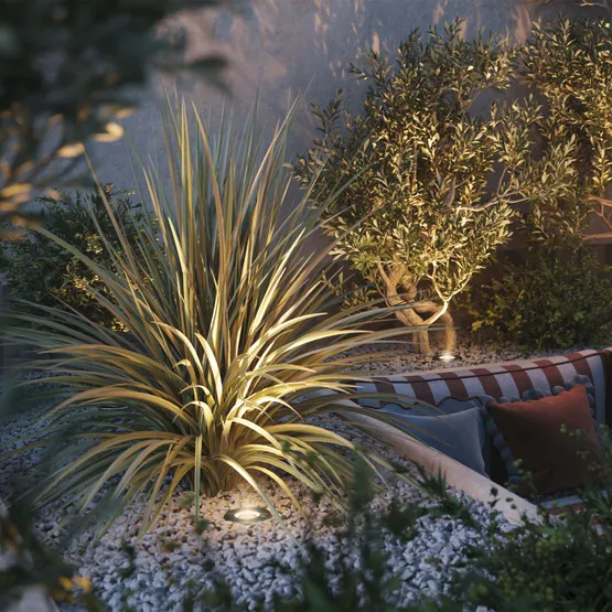 Фото #3 товара Светильник LTD-DAFNA-GROUND-R160-16W Warm3000 (SL, 10 deg, 230V) (Arlight, IP67 Металл, 5 лет)