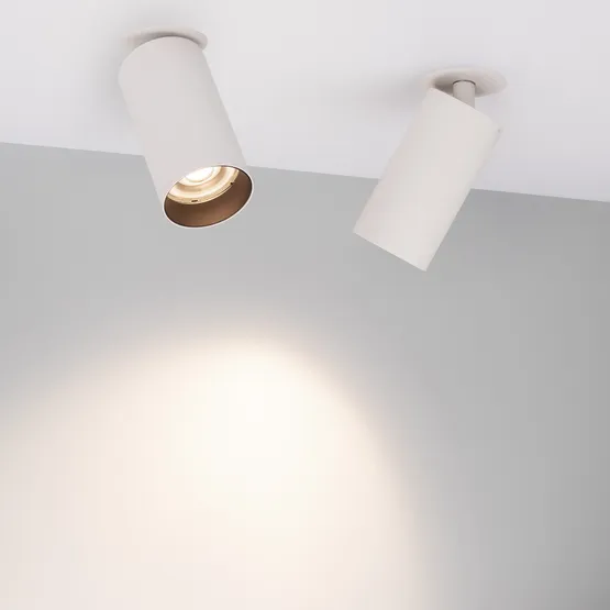 Фото #2 товара Светильник SP-GABI-BUILT-FLAP-R60-12W Day4000 (WH, 60 deg, 230V) (Arlight, IP40 Металл, 5 лет)