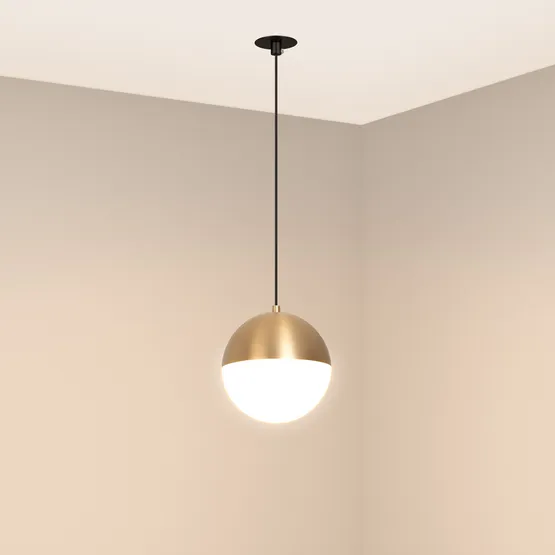 Фото #2 товара Светильник SP-EMISFERO-HANG-BUILT-R150-11W Warm3000 (GD, 170 deg, 230V) (Arlight, IP20 Металл, 3 года)