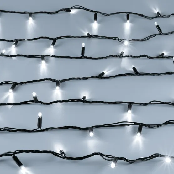 Фото #2 товара Светодиодная гирлянда Нить ARD-CLASSIC-10000-BLACK-100LED-STD White (230V, 7W) (Ardecoled, IP65)
