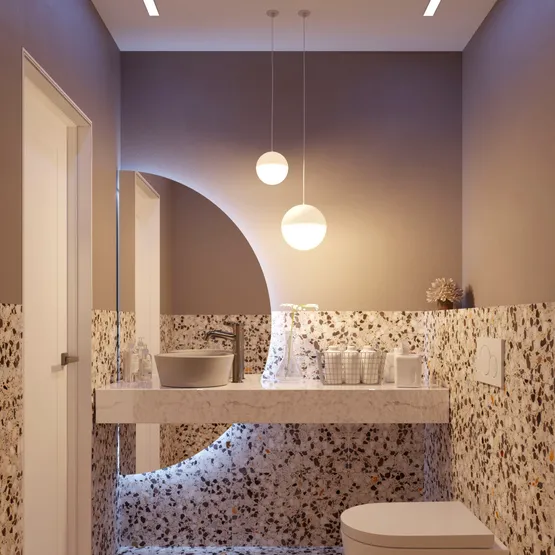 Фото #3 товара Светильник SP-EMISFERO-HANG-BUILT-R150-11W Warm3000 (WH, 170 deg, 230V) (Arlight, IP20 Металл, 3 года)