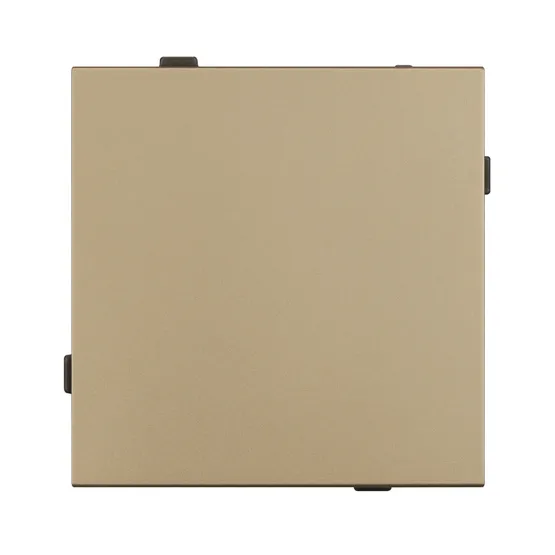 Фото #3 товара Механизм выключателя одноклавишный перекрёстный SWT-TENDO-MKX1-SFPL-GD (230V, 10A) (Arlight, Матовый песочный)