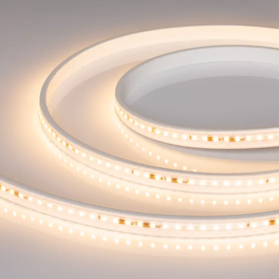 Фото #1 товара Светодиодная лента герметичная ARL-PV-A120-15mm 230V Warm2700 (15 W/m, IP65, 10m) (Arlight, -)