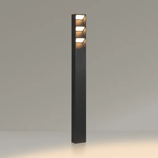 Фото #3 товара Светильник LGD-TILLIS-BOLL-H900-12W Warm3000 (GR, 92 deg, 230V) (Arlight, IP65 Металл, 3 года)