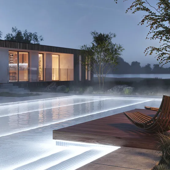 Фото #2 товара Светодиодная лента герметичная NOVA-TOP-PU-A120-16x15mm 24V Warm3500 (10 W/m, IP68, 1m, wire x1) (Arlight, Полиуретан)