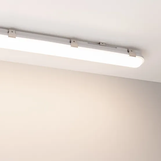 Фото #2 товара Светильник ALT-DALLAS-EMERGENCY-L550-20W Day4000 (WH, 120 deg, 230V) (Arlight, IP66 Пластик, 5 лет)