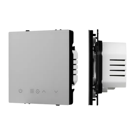 Фото товара Терморегулятор SWT-NOBE-MTE-SFPL-IS (электрический тёплый пол) (Arlight, Никель)