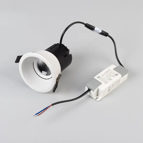 Фото #2 товара Светильник MS-FLOW-BUILT-R85-6W Day4000 (WH, 55 deg, 230V) (Arlight, IP20 Металл, 5 лет)