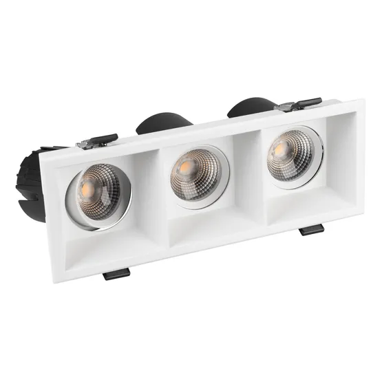 Фото #2 товара Светильник MS-FLOW-BUILT-S230x85-3x12W Warm3000 (WH, 38 deg, 230V) (Arlight, IP20 Металл, 5 лет)