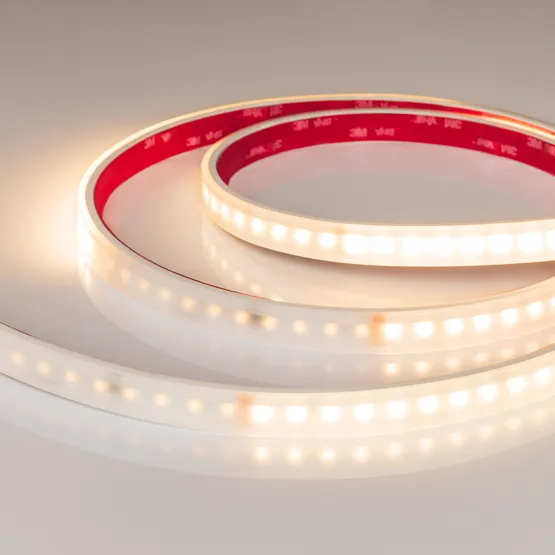 Фото #1 товара Светодиодная лента герметичная DMX-PS-A96-14mm 24V Warm2700-PX12 (14 W/m, IP67, 5m) (Arlight, CRI>90)