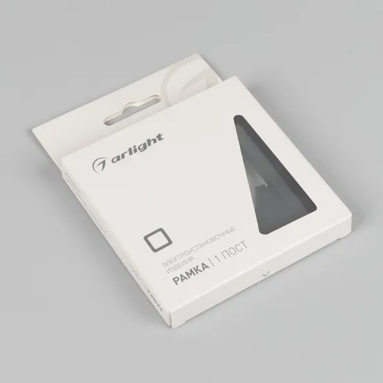 Фото #4 товара Рамка пластиковая FRM-PERIO-PL-1-BK (Arlight, -)