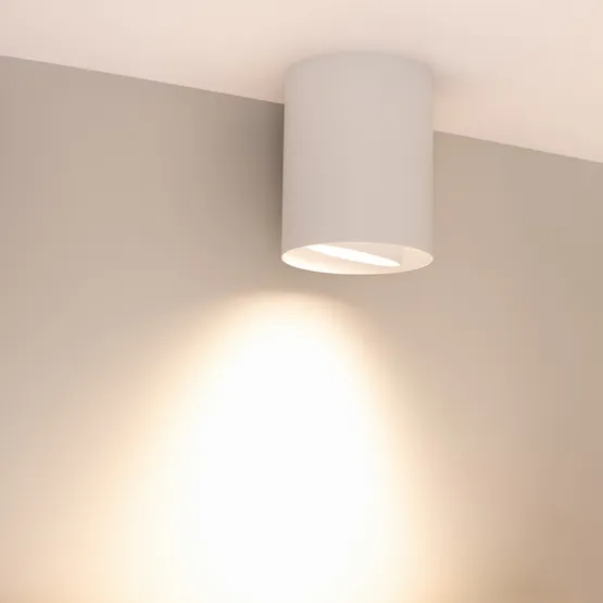 Фото #4 товара Светильник SP-FOCUS-R132-24W Warm3000 (WH, 50 deg, 230V) (Arlight, IP54 Металл, 5 лет)