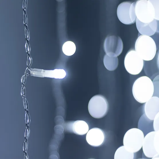 Фото #2 товара Светодиодная гирлянда ARD-CURTAIN-HOME-2000x2500-CLEAR-300LED White (230V, 12W) (Ardecoled, IP20)