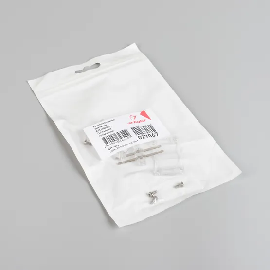 Фото #4 товара Коннектор прямой для ленты ARL-50000PV (15.5x6mm) прозрачный (Arlight, Пластик)