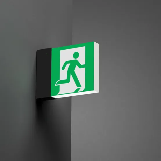 Фото #2 товара Световой указатель EMG-MARK-S-3H-BK (Arlight, IP40 Металл, 5 лет)