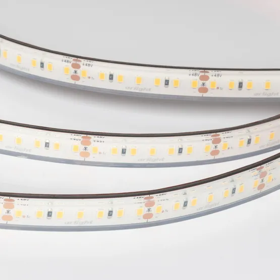 Фото #3 товара Светодиодная лента герметичная RTW-PFS-A140-12mm 48V White6000 (12 W/m, IP68, 20m) (Arlight, -)