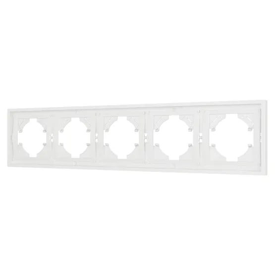 Фото #1 товара Рамка пластиковая FRM-TENDO-SFPL-5-WH (Arlight, Матовый белый)