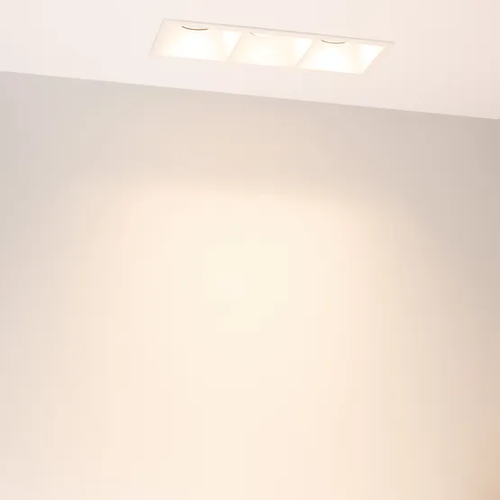Фото #5 товара Светильник MS-FLOW-BUILT-S230x85-3x12W Warm3000 (WH, 38 deg, 230V) (Arlight, IP20 Металл, 5 лет)