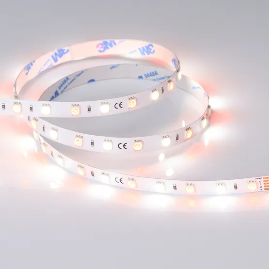 Фото #5 товара Светодиодная лента RT-B60-10mm 24V RGBW-Day (14.4 W/m, IP20, 5m) (Arlight, Открытый)