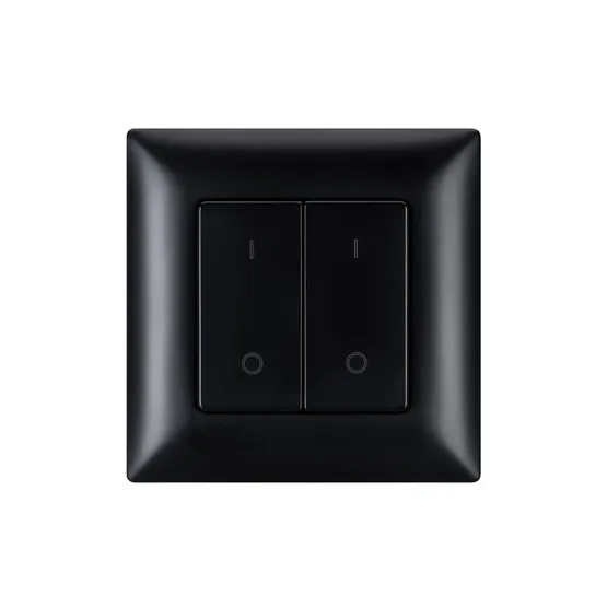 Фото #2 товара INTELLIGENT ARLIGHT Кнопочная панель SMART-RF-801-22-2G-DIM-SUF Black (3V, 2.4G) (IARL, IP20 Пластик, 5 лет)