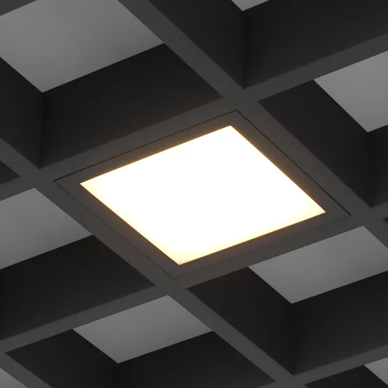 Фото #3 товара Светильник DL-GRIGLIATO-S90x90-6W Warm3000 (BK, 90 deg, 230) (Arlight, IP40 Металл, 5 лет)