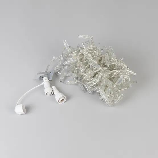 Фото #2 товара Светодиодная гирлянда ARD-STRING-CLASSIC-10000-CLEAR-100LED-FLASH WARM (230V, 7W) (Ardecoled, IP65)