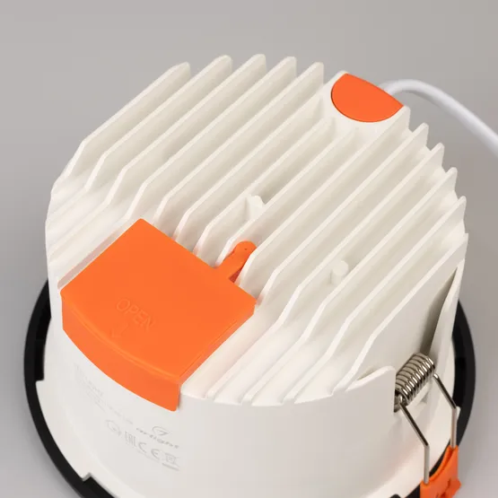 Фото #3 товара Светильник MS-ALORA-BUILT-R140-12W Day4000-MIX (BK, 60 deg, TRIAC) (Arlight, IP54 Пластик, 3 года)