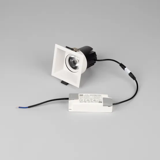 Фото #2 товара Светильник MS-FLOW-BUILT-S85x85-6W Day4000 (WH, 15 deg, 230V) (Arlight, IP20 Металл, 5 лет)