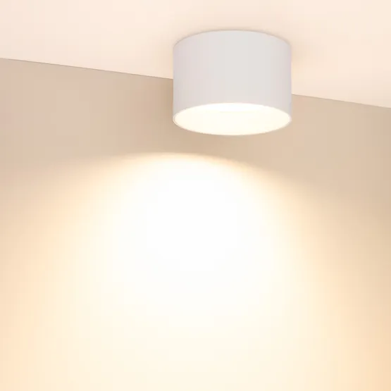 Фото #5 товара Светильник SP-BISCOTTO-R140-15W Warm3300-MIX (WH, 80 deg, 230V) (Arlight, IP54 Металл, 5 лет)