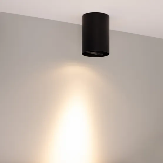 Фото #2 товара Светильник SP-FOCUS-R86-10W Warm3000 (BK, 15 deg, 230V) (Arlight, IP54 Металл, 5 лет)