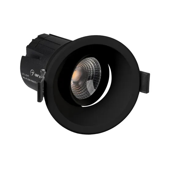 Фото #5 товара Светильник MS-FLOW-BUILT-R85-6W Warm3000 (BK, 55 deg, 230V) (Arlight, IP20 Металл, 5 лет)