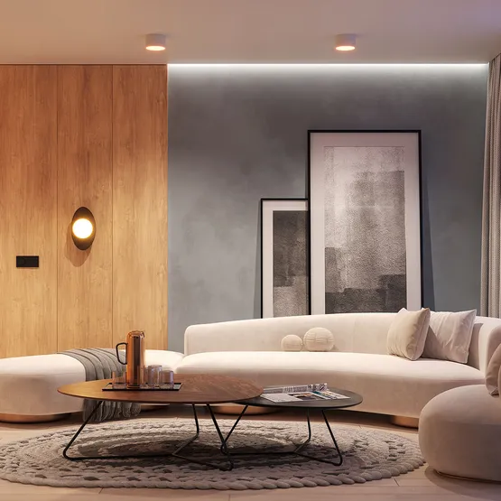 Фото #10 товара Светильник SP-PERLEN-WALL-L350-6W Warm3200-MIX (BK, 150 deg, 230V, TOUCH-DIM) (Arlight, IP20 Металл, 5 лет)