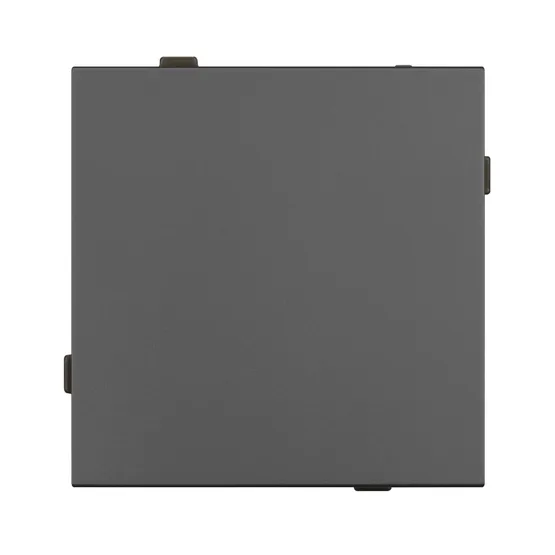 Фото #2 товара Механизм выключателя одноклавишный непроходной SWT-TENDO-MK01-SFPL-GR (230V, 10A) (Arlight, Матовый графитовый)