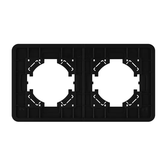 Фото #3 товара Рамка алюминиевая FRM-AKIRY-SFAL-2-BK (Arlight, -)