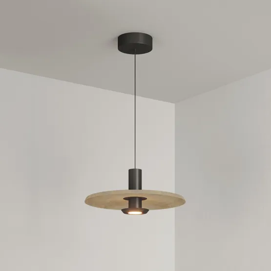 Фото #6 товара Светильник SP-KOTARO-R350-12W Warm2700 (BG-BG, 36 deg, 230V, TRIAC) (Arlight, IP20)