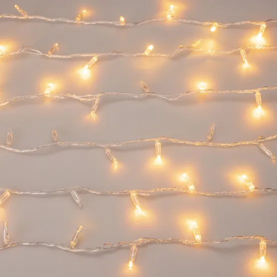 Фото #4 товара Светодиодная гирлянда ARD-STRING-CLASSIC-1000-CLEAR-100LED-PULSE Warm (230V, 7W) (Ardecoled, IP65)