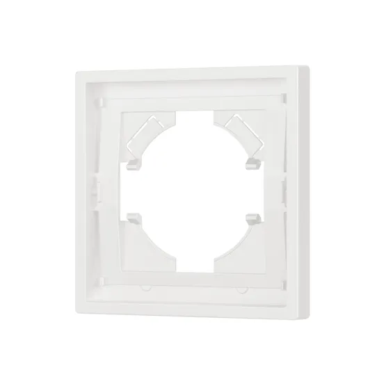 Фото #1 товара Рамка пластиковая FRM-TENDO-SFPL-1-WH (Arlight, Матовый белый)