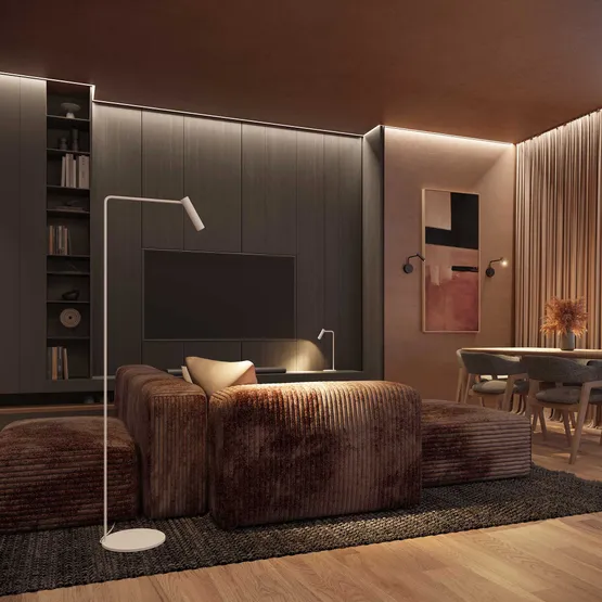 Фото #4 товара Светильник SP-VERDI-LONG-WALL-3W Warm3000 (WH, 20 deg, 230V) (Arlight, IP20 Металл, 3 года)