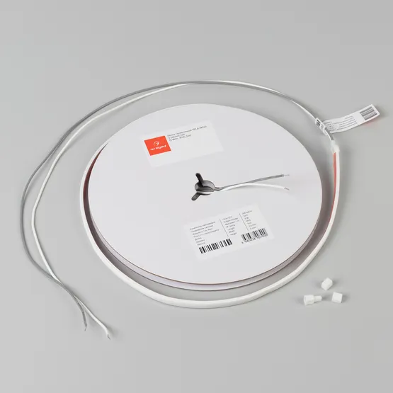 Фото #3 товара Светодиодная лента герметичная VELA-M240-2.5x6mm 24V White6000 (5 W/m, IP65, 5m) (Arlight, узкая)