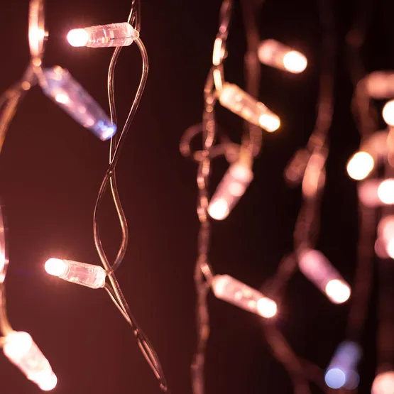 Фото #2 товара Светодиодная гирлянда ARD-EDGE-CLASSIC-2400x600-CLEAR-88LED-FLASH Rose Gold (230V, 6W) (Ardecoled, IP65)