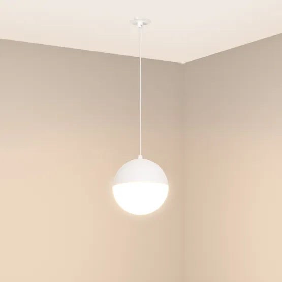 Фото #2 товара Светильник SP-EMISFERO-HANG-BUILT-R150-11W Warm3000 (WH, 170 deg, 230V) (Arlight, IP20 Металл, 3 года)