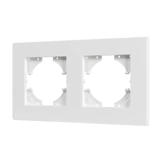 Фото #1 товара Рамка пластиковая FRM-PERIO-PL-2-WH (Arlight, -)