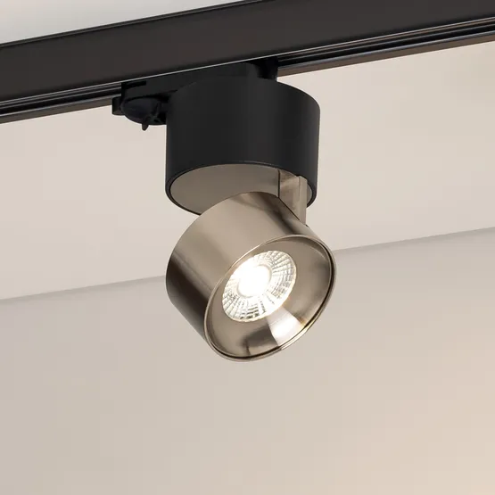 Фото #1 товара Светильник SP-PLURIO-TRACK-4TR-R77-9W Day4000 (BK-NI, 36 deg, 230V) (Arlight, IP20 Металл, 3 года)