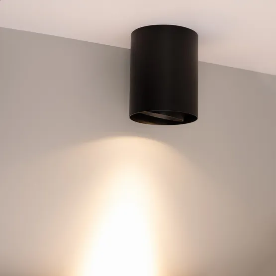 Фото #2 товара Светильник SP-FOCUS-R132-24W Warm3000 (BK, 15 deg, 230V) (Arlight, IP54 Металл, 5 лет)