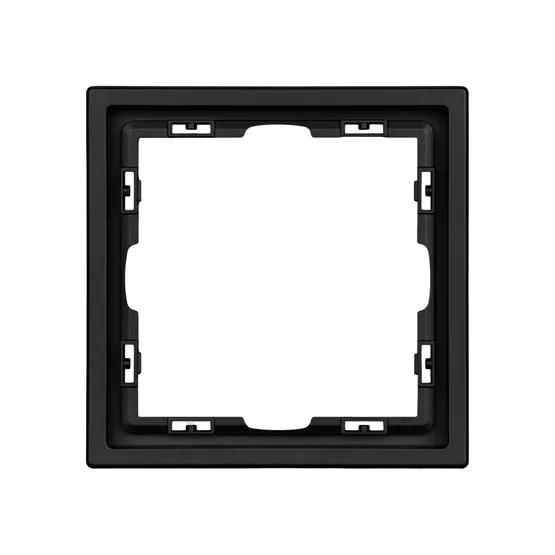 Фото #3 товара Рамка пластиковая FRM-NOBE-SFPL-1-BK (Arlight, Черный оникс)
